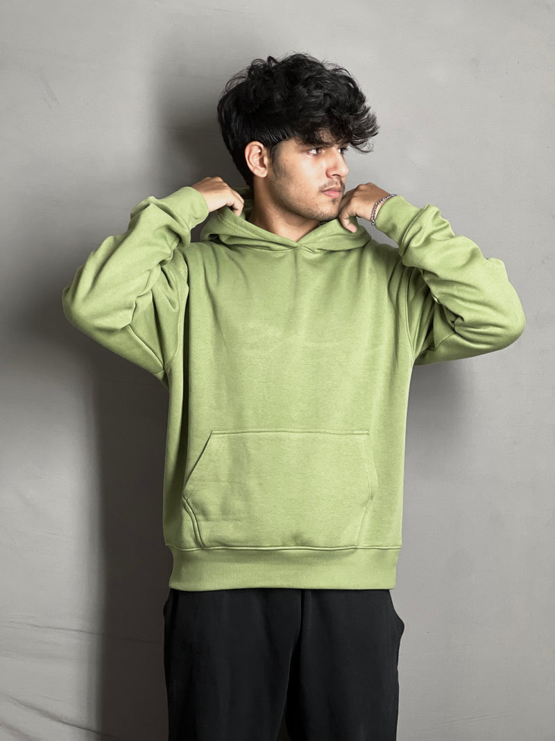 Olive Green Oversized Hoodie