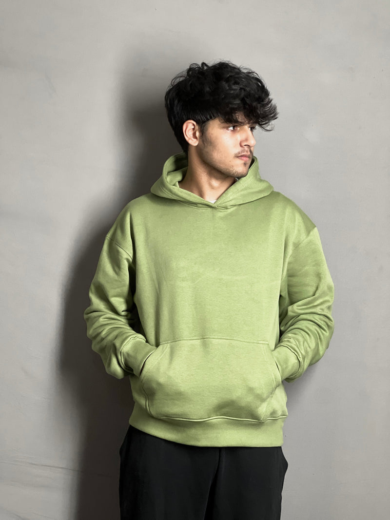 Olive Green Oversized Hoodie