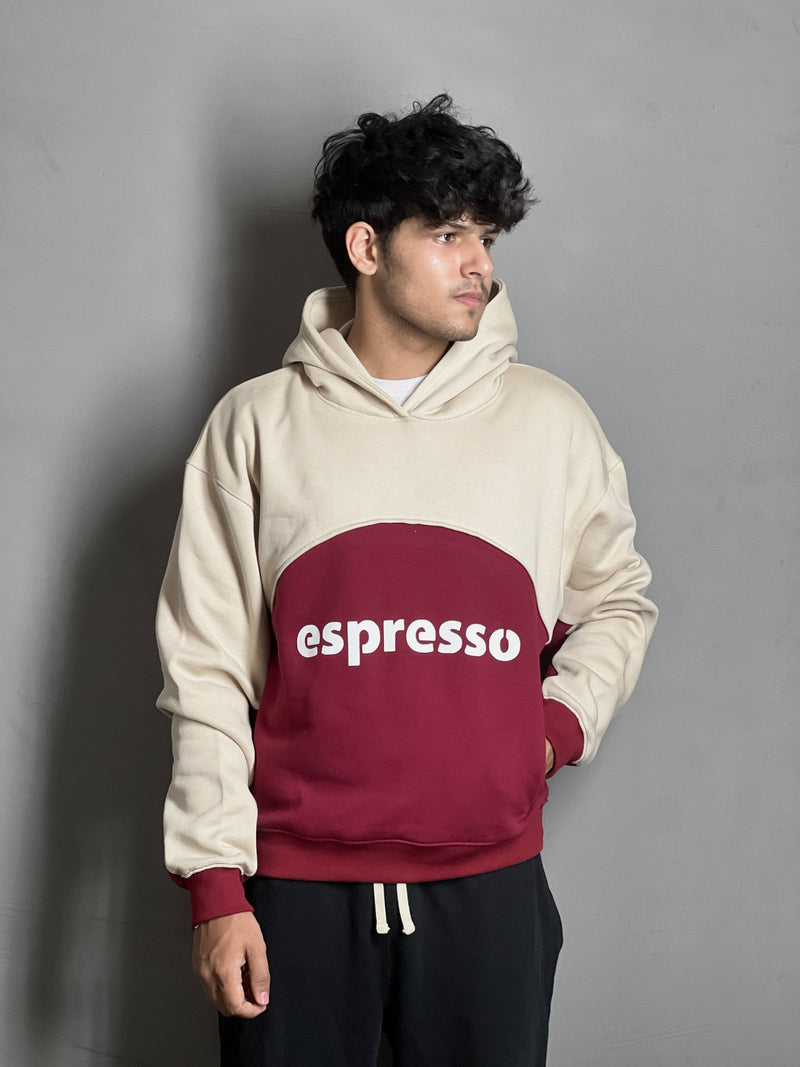 Dual-Tone Oversized Hoodie