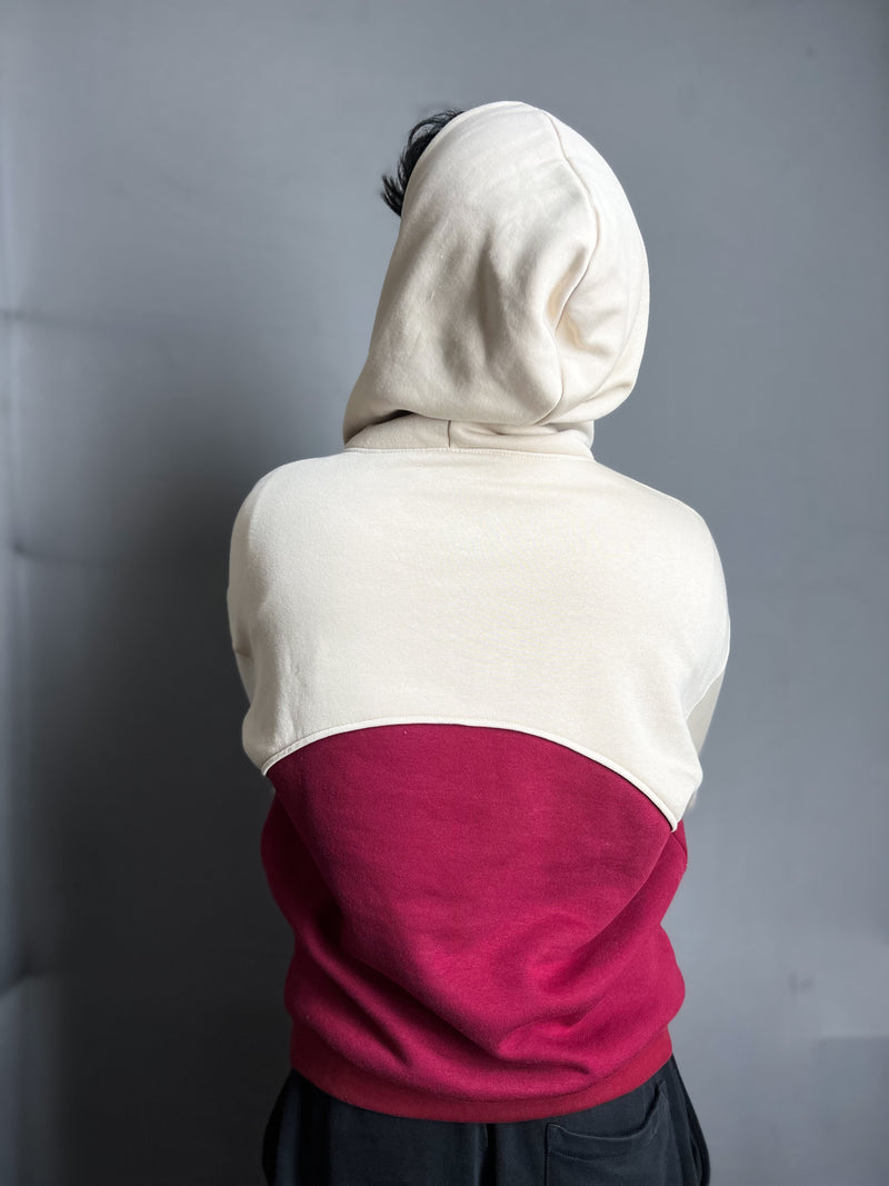 Dual-Tone Oversized Hoodie