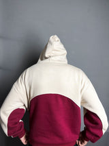 Dual-Tone Oversized Hoodie